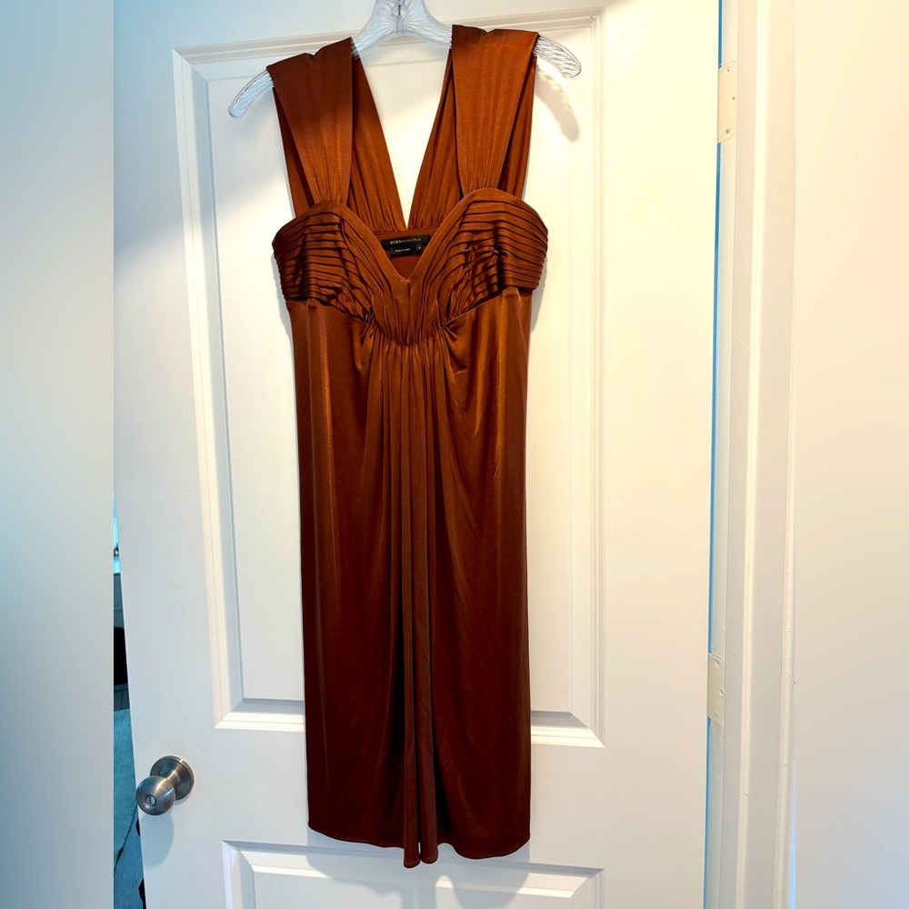 BCBG copper dress